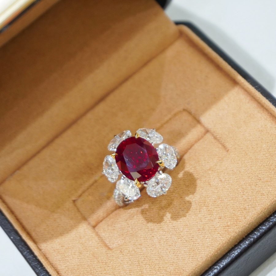 18k gold nurtured ruby ring - Image 7