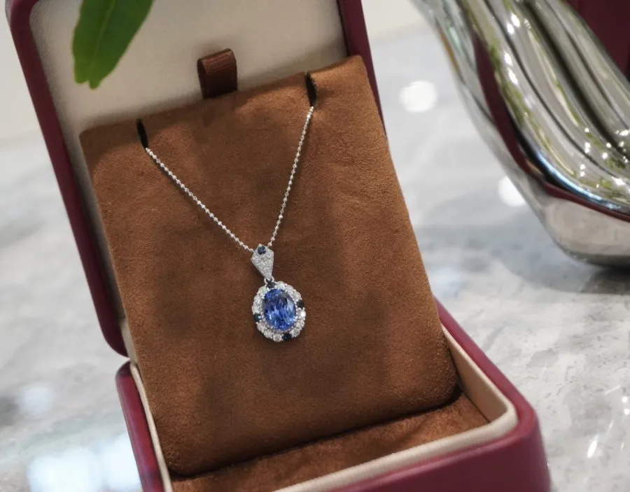 PT950 lab-grown sapphires - Image 2